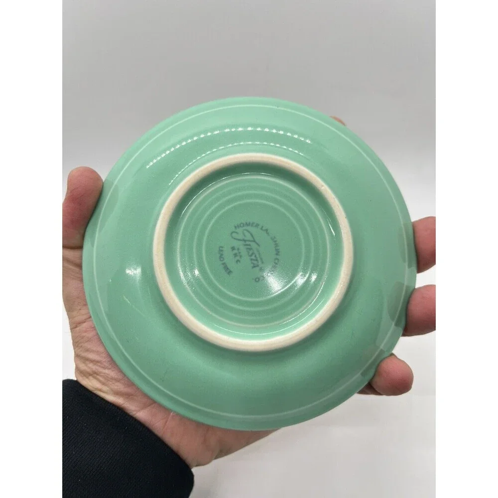 Vintage Fiestaware 6” Saucer Green